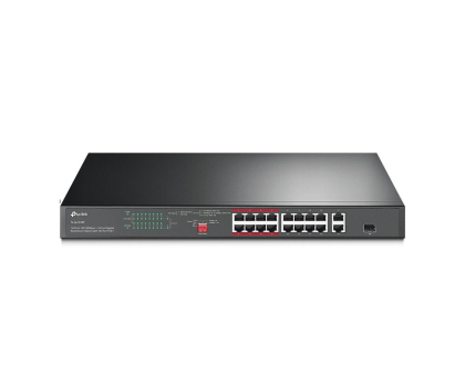 Switch TP-Link 18p TL-SL1218P (16x10/100Mbit PoE+, 2x1000Mbit)